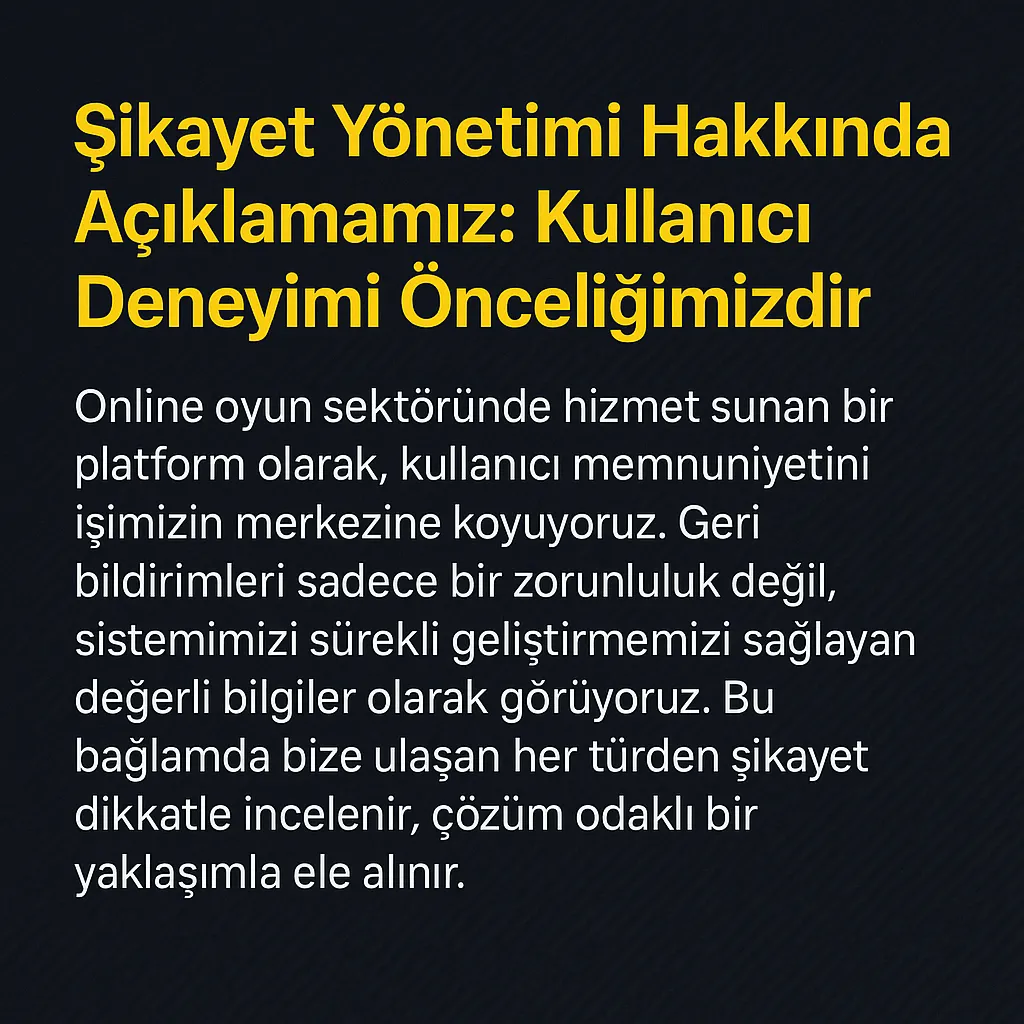 Mrgamb şikayet Konusu